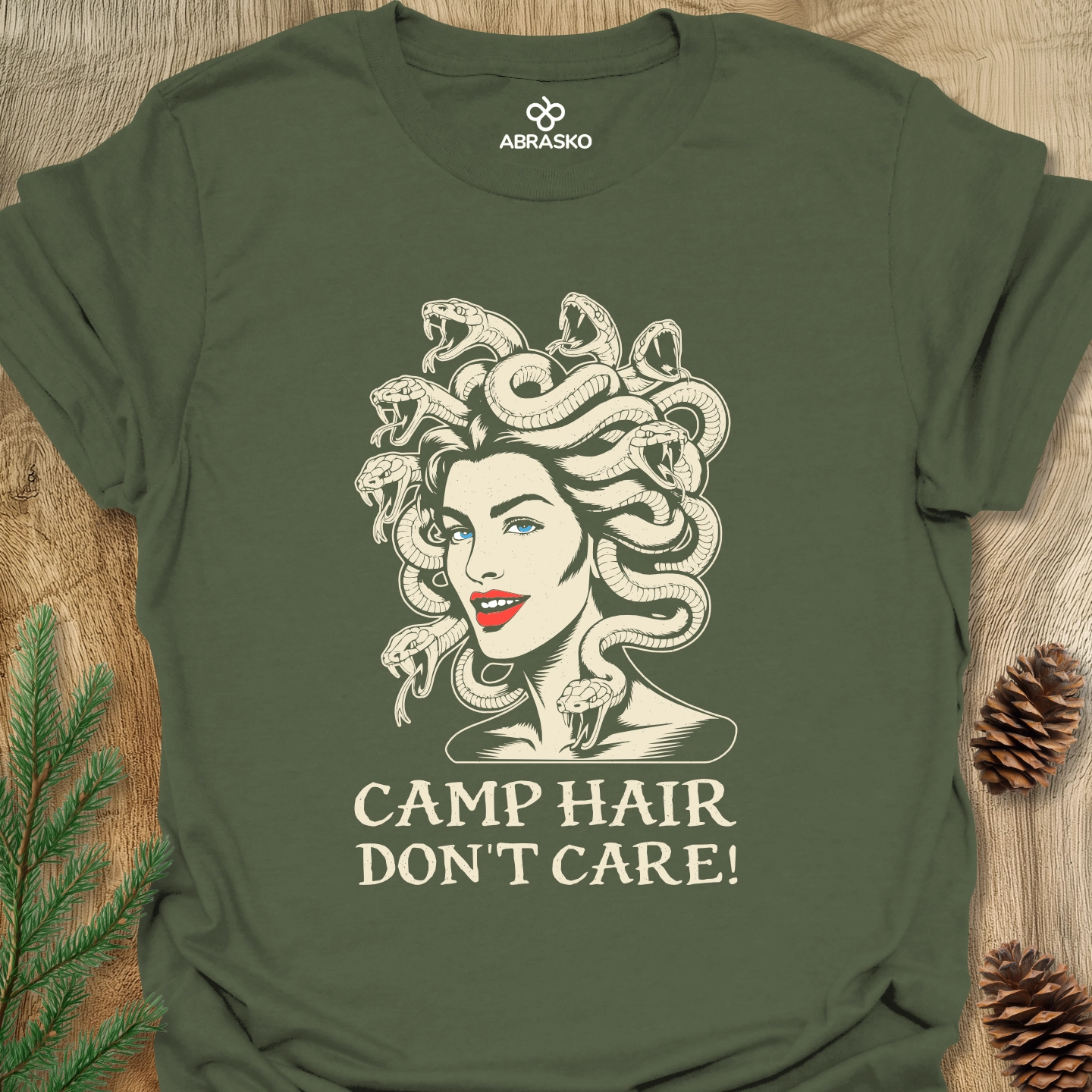 Camp Hair Don't Care Tee