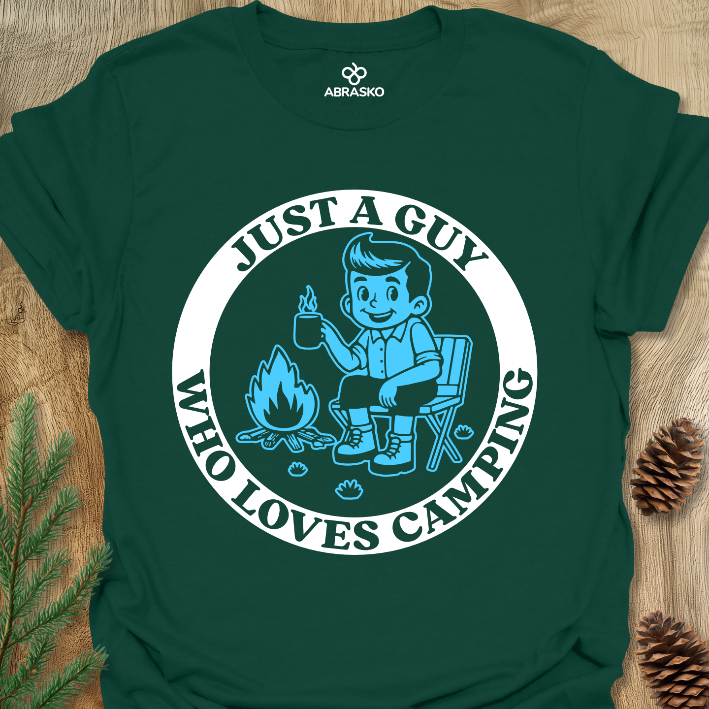 Guy Loves Camping Tee