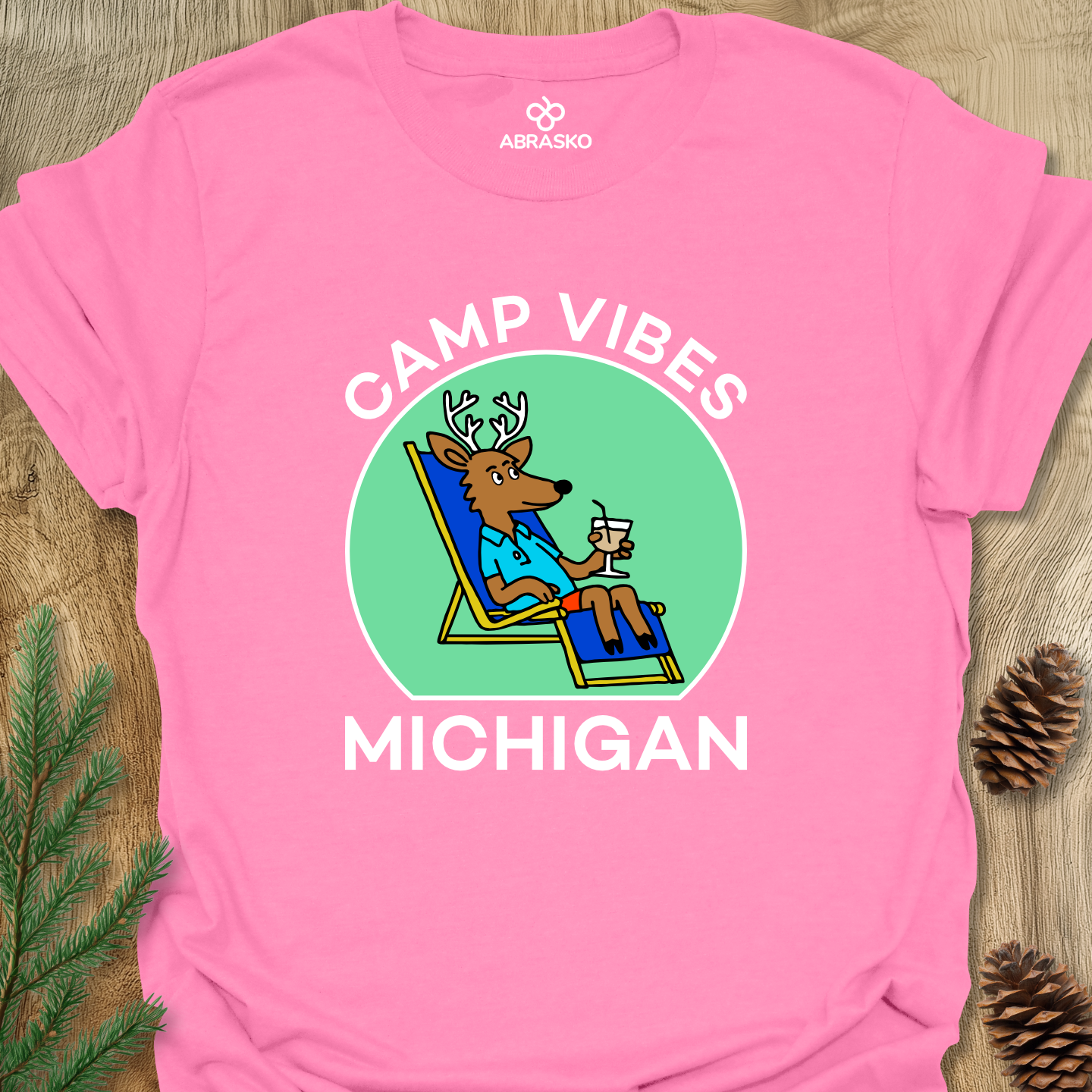 Camp Vibes Michigan Tee