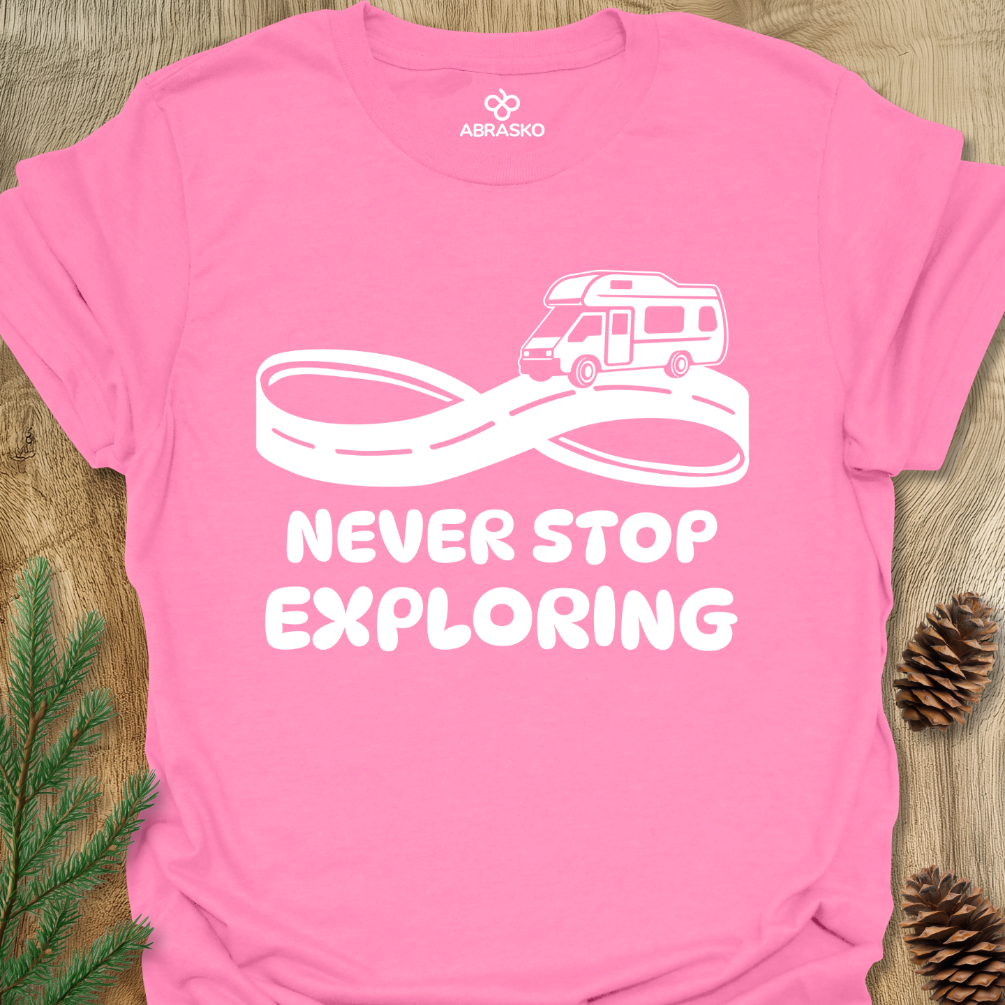 Never Stop Exploring Tee