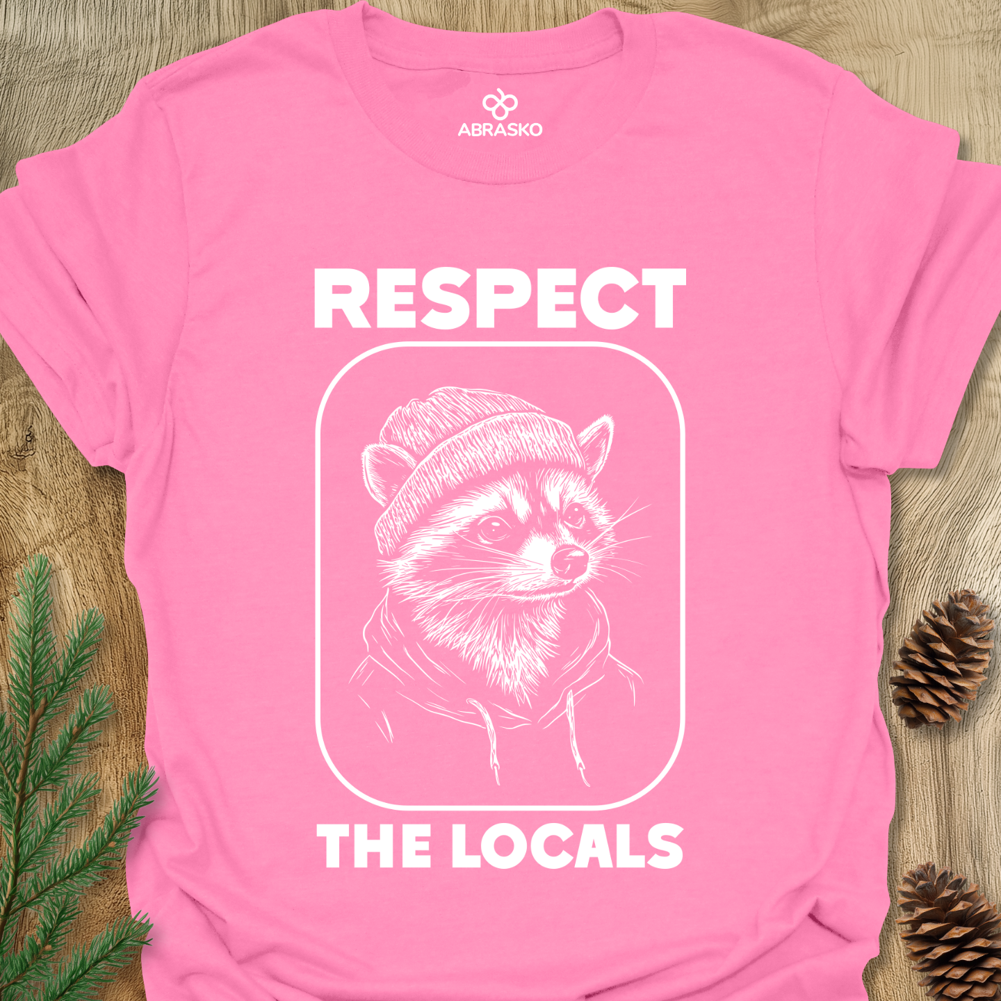 Respect The Locals Racoon Tee