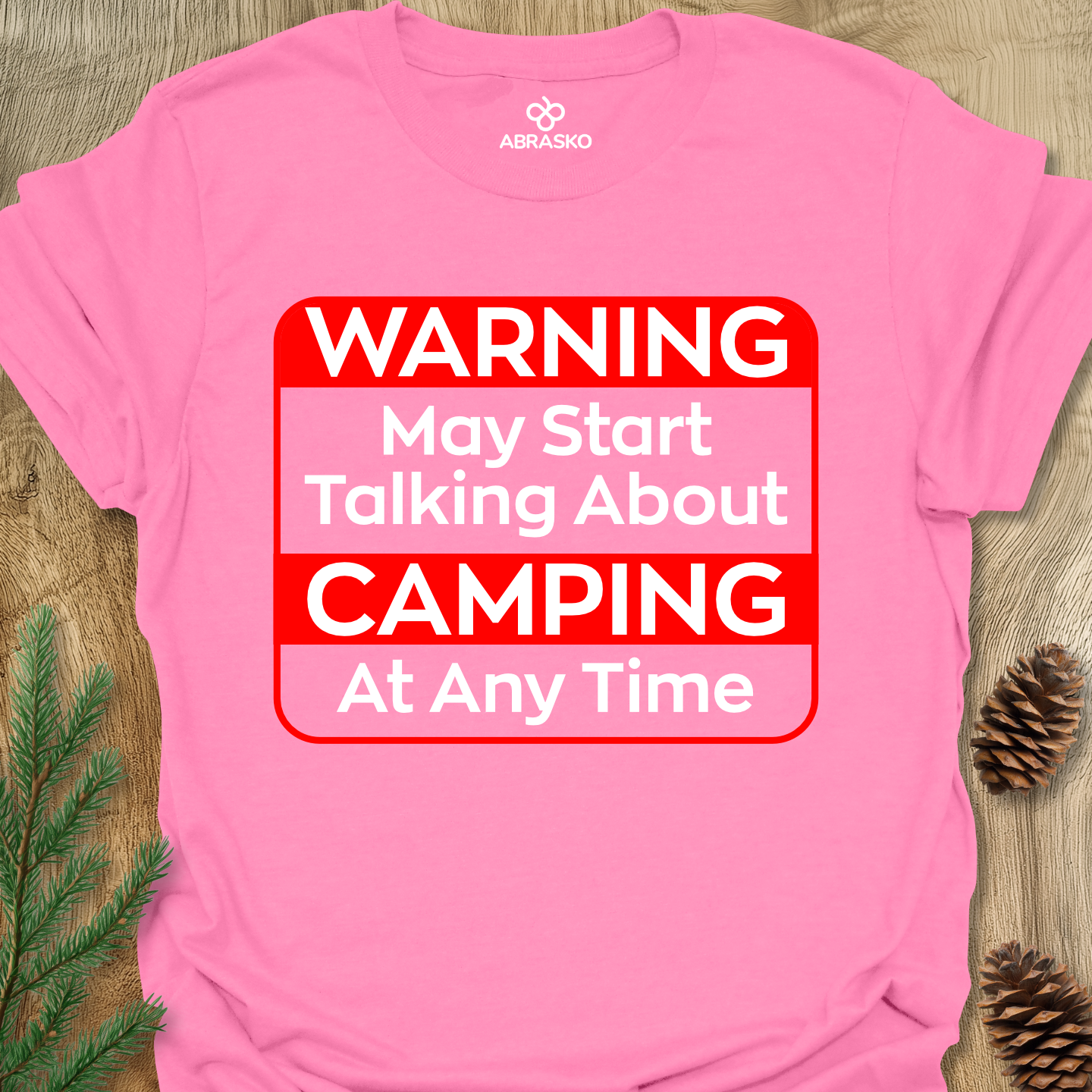 Warning Camping Tee