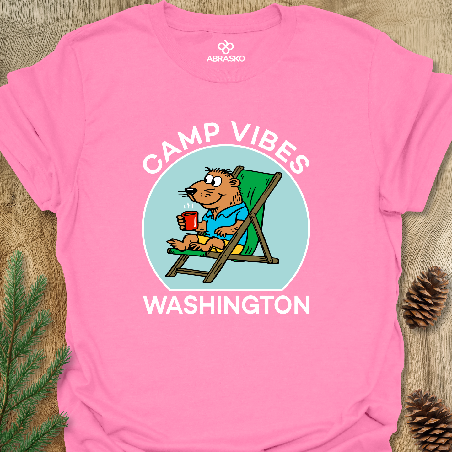 Camp Vibes Washington Tee