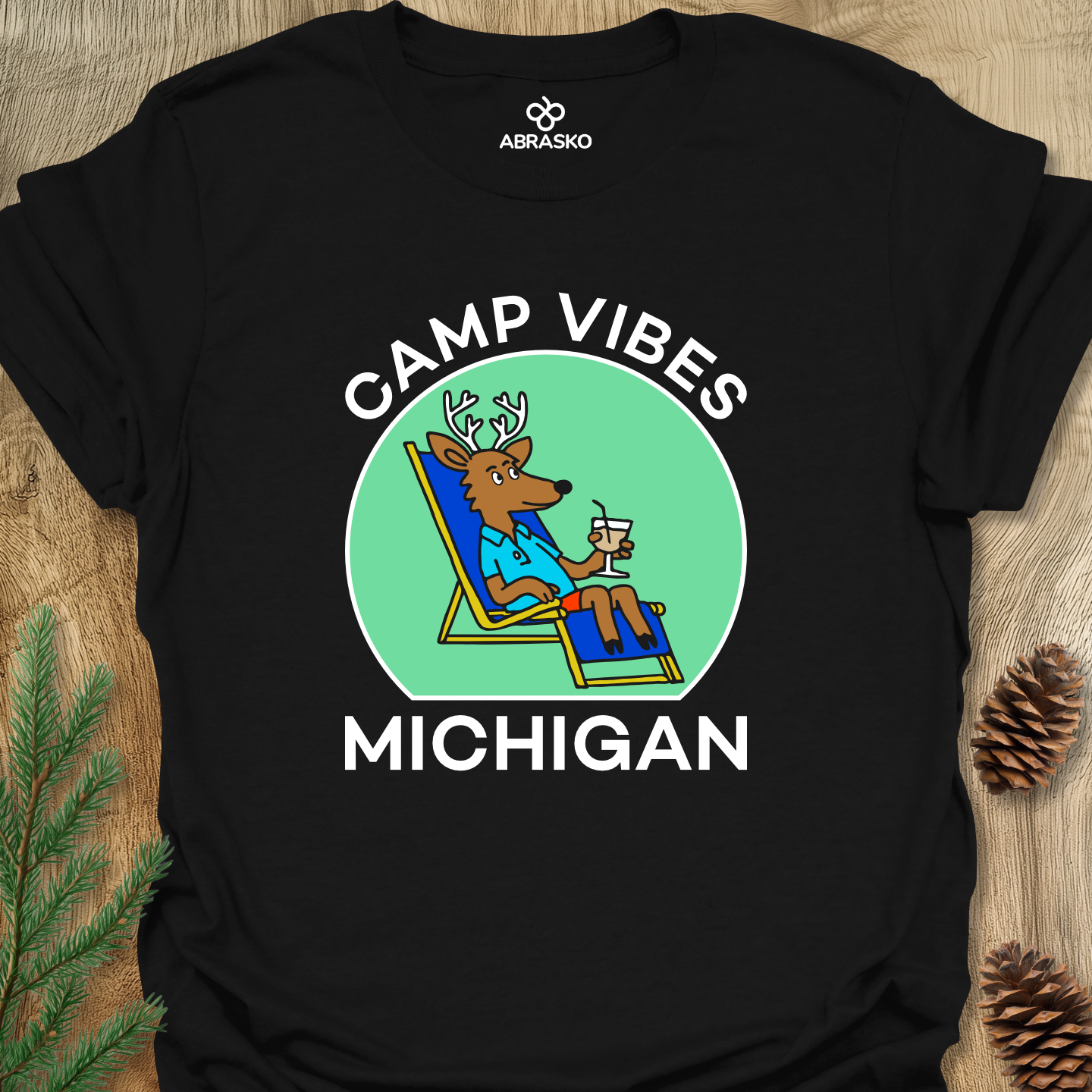 Camp Vibes Michigan Tee