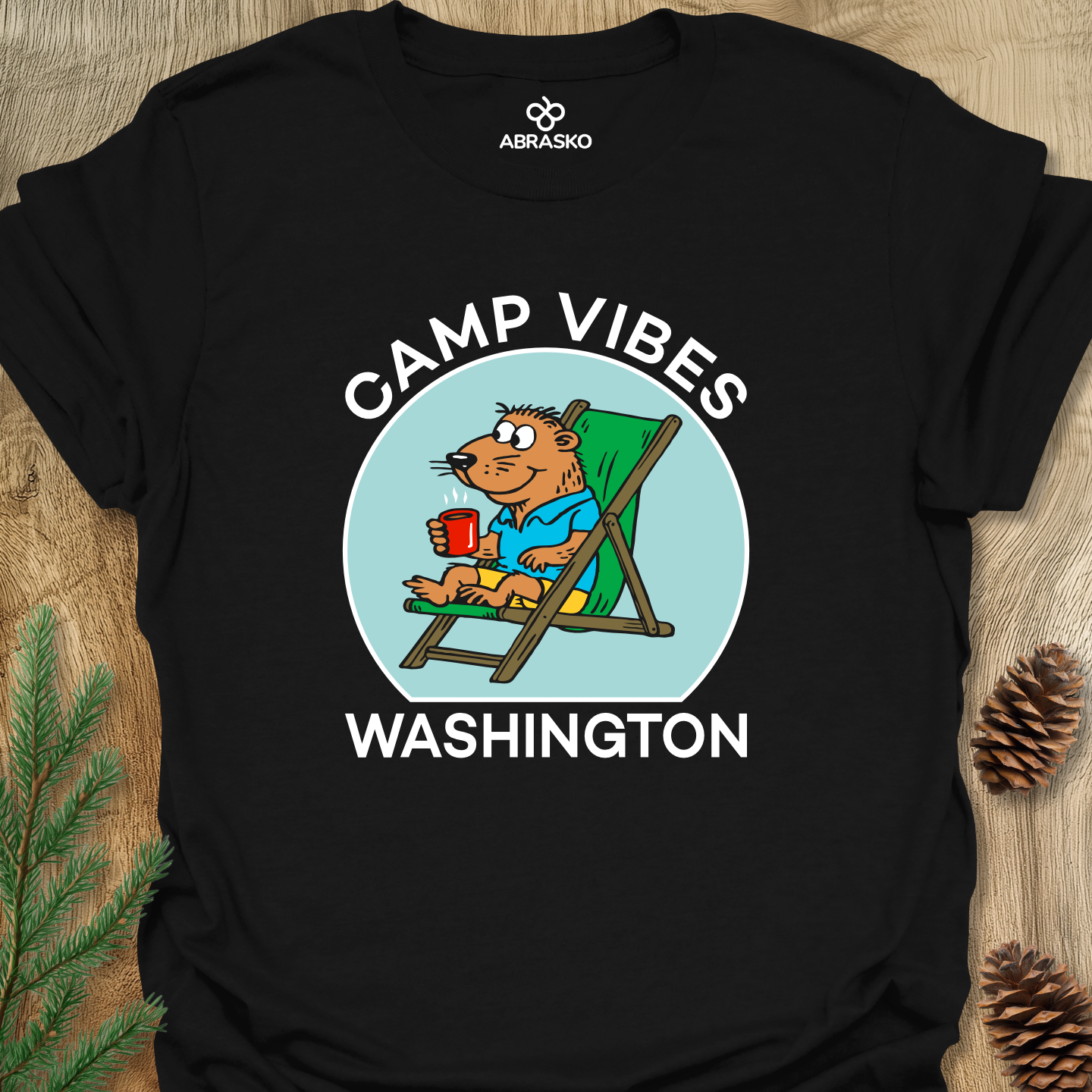 Camp Vibes Washington Tee