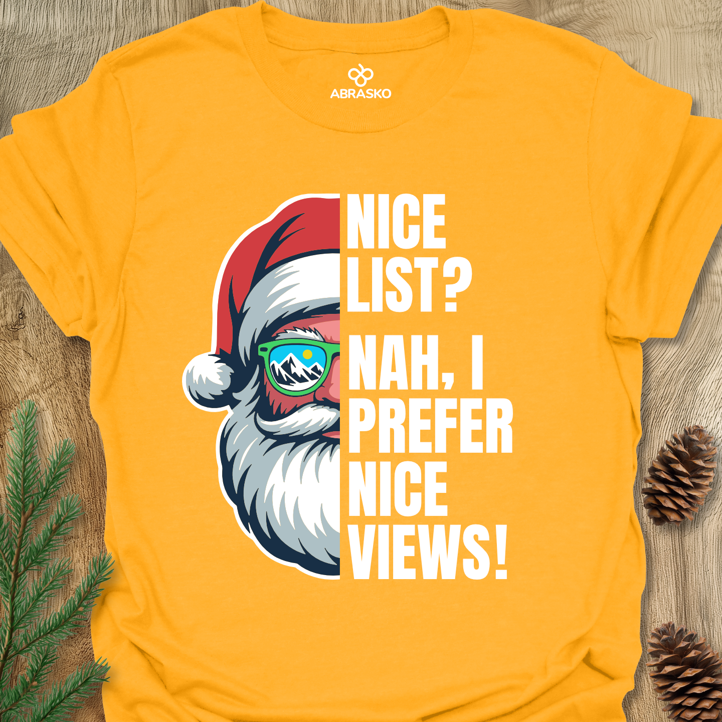 Nice List Santa Tee