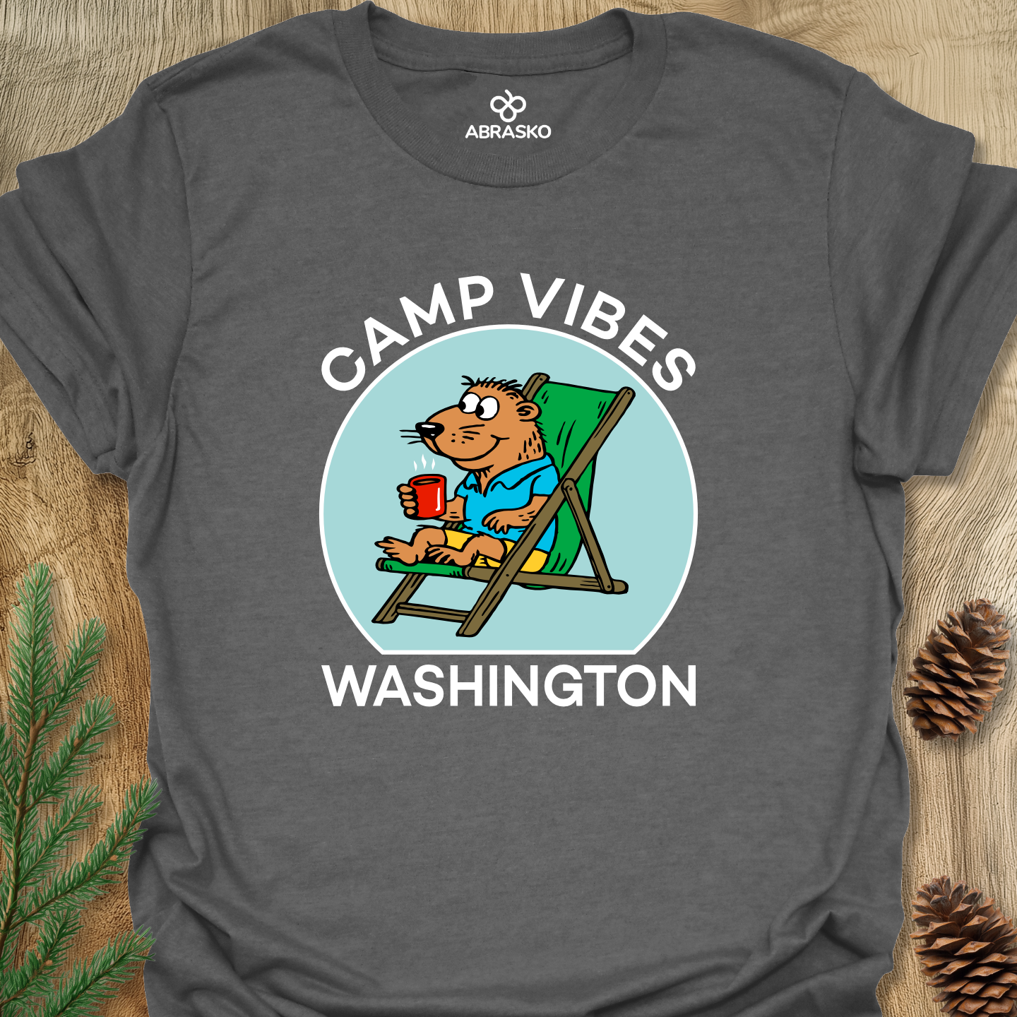 Camp Vibes Washington Tee
