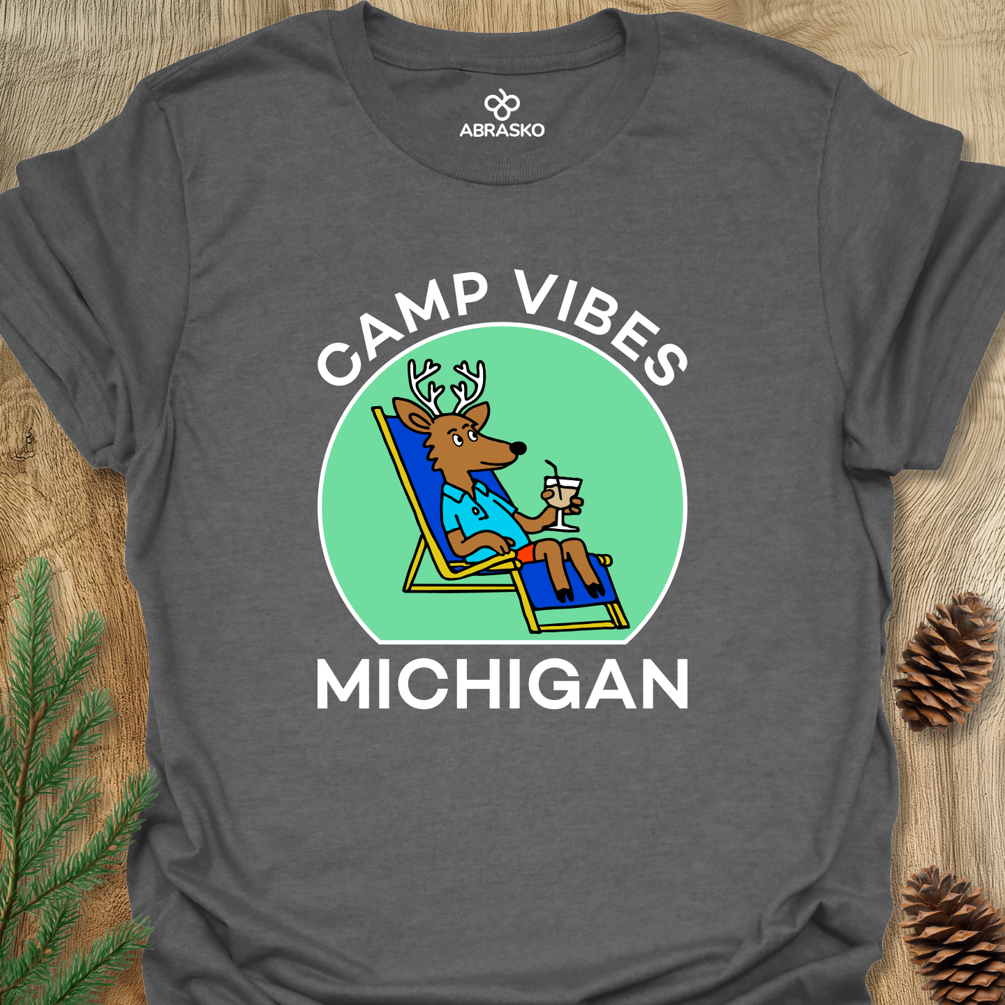 Camp Vibes Michigan Tee