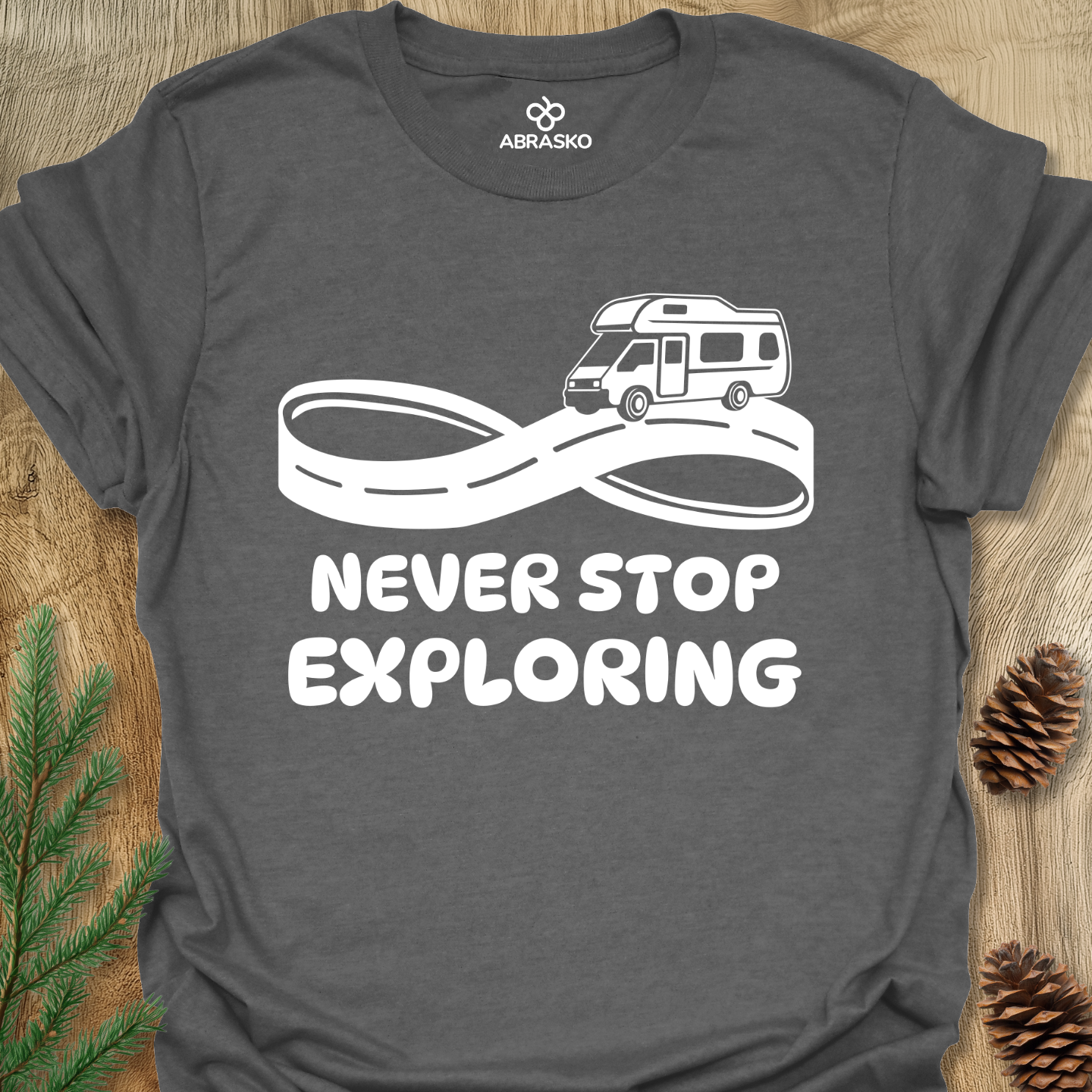 Never Stop Exploring Tee