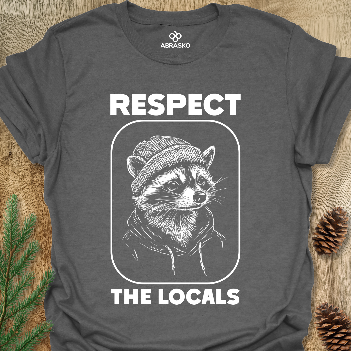 Respect The Locals Racoon Tee