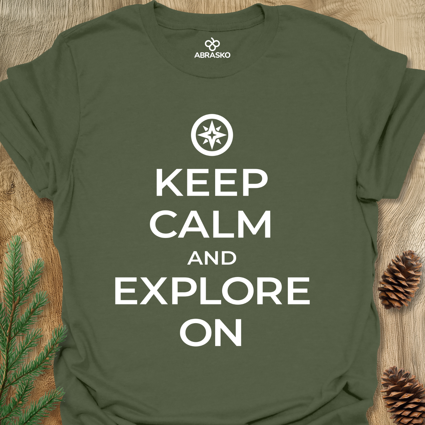 Keep Calm Explore On Tee