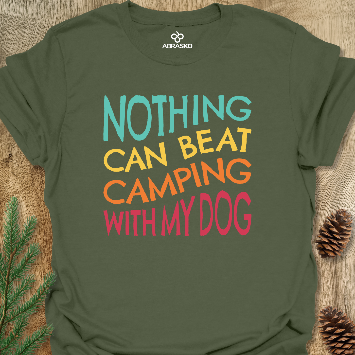 Camping With My Dog Tee