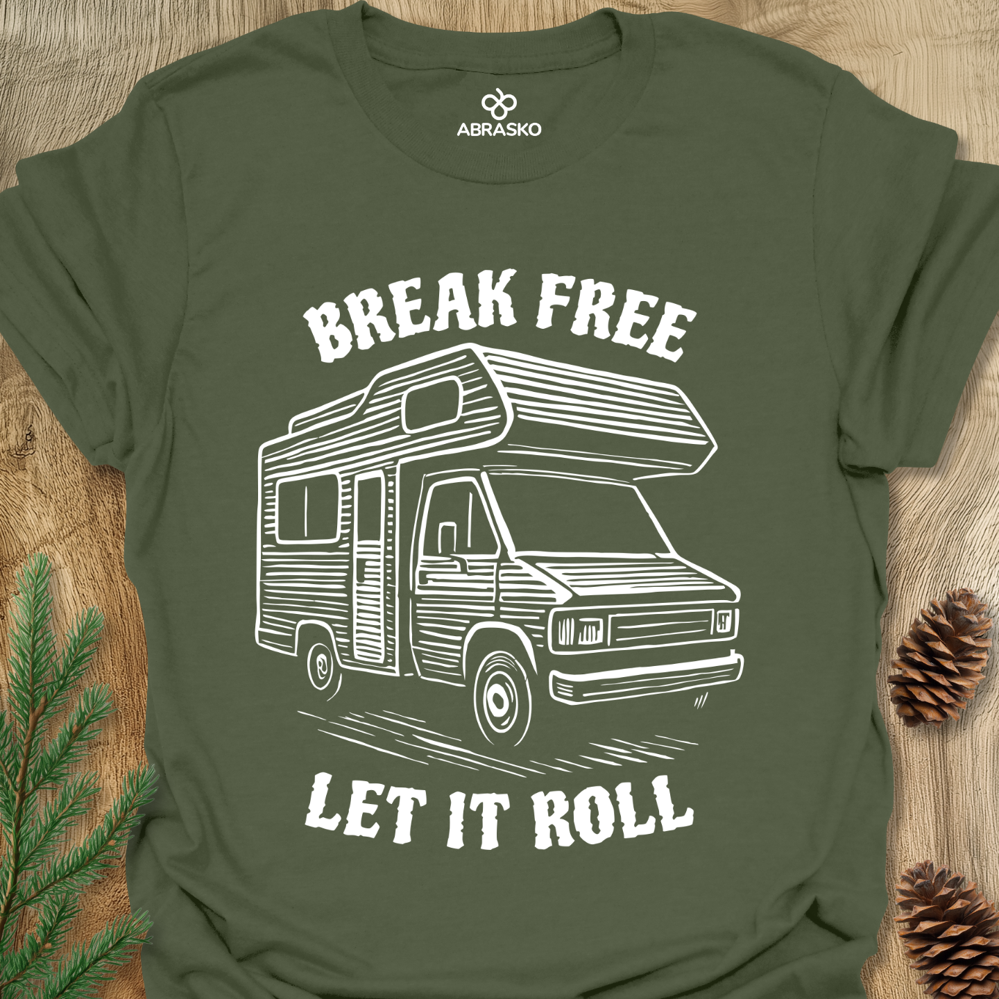 Break Free Let It Roll Tee