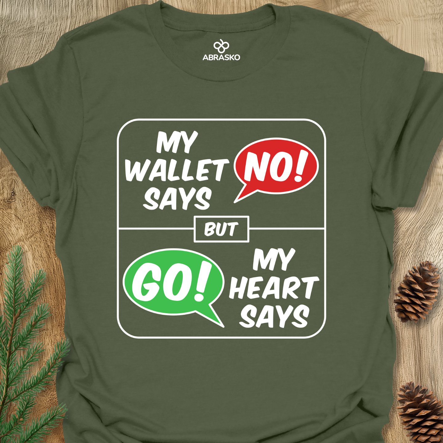Wallet Says No Tee