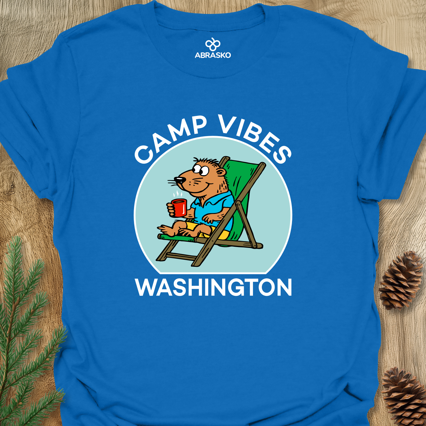 Camp Vibes Washington Tee