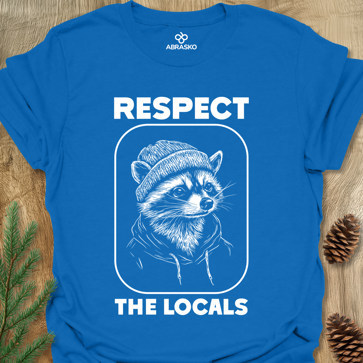 Respect The Locals Racoon Tee