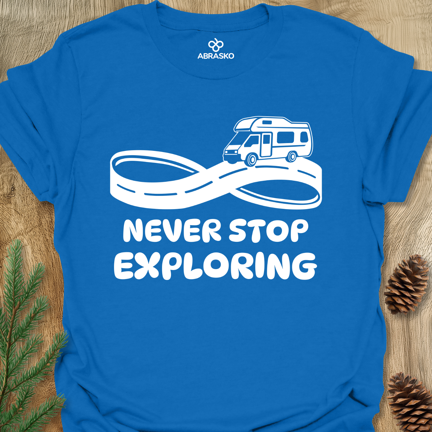 Never Stop Exploring Tee