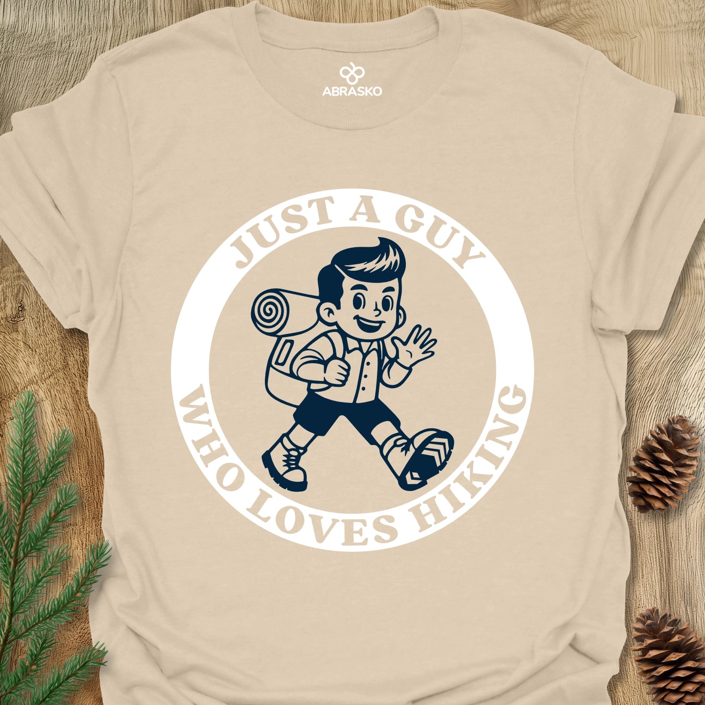 Guy Loves Hiking Tee