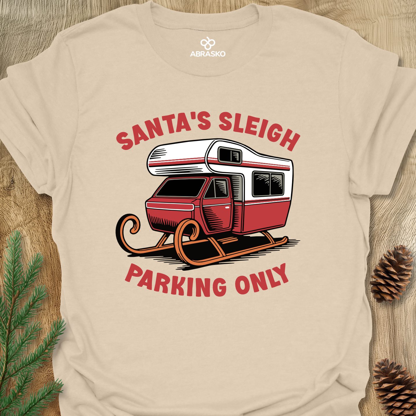 Santa's Sleigh Parking Tee