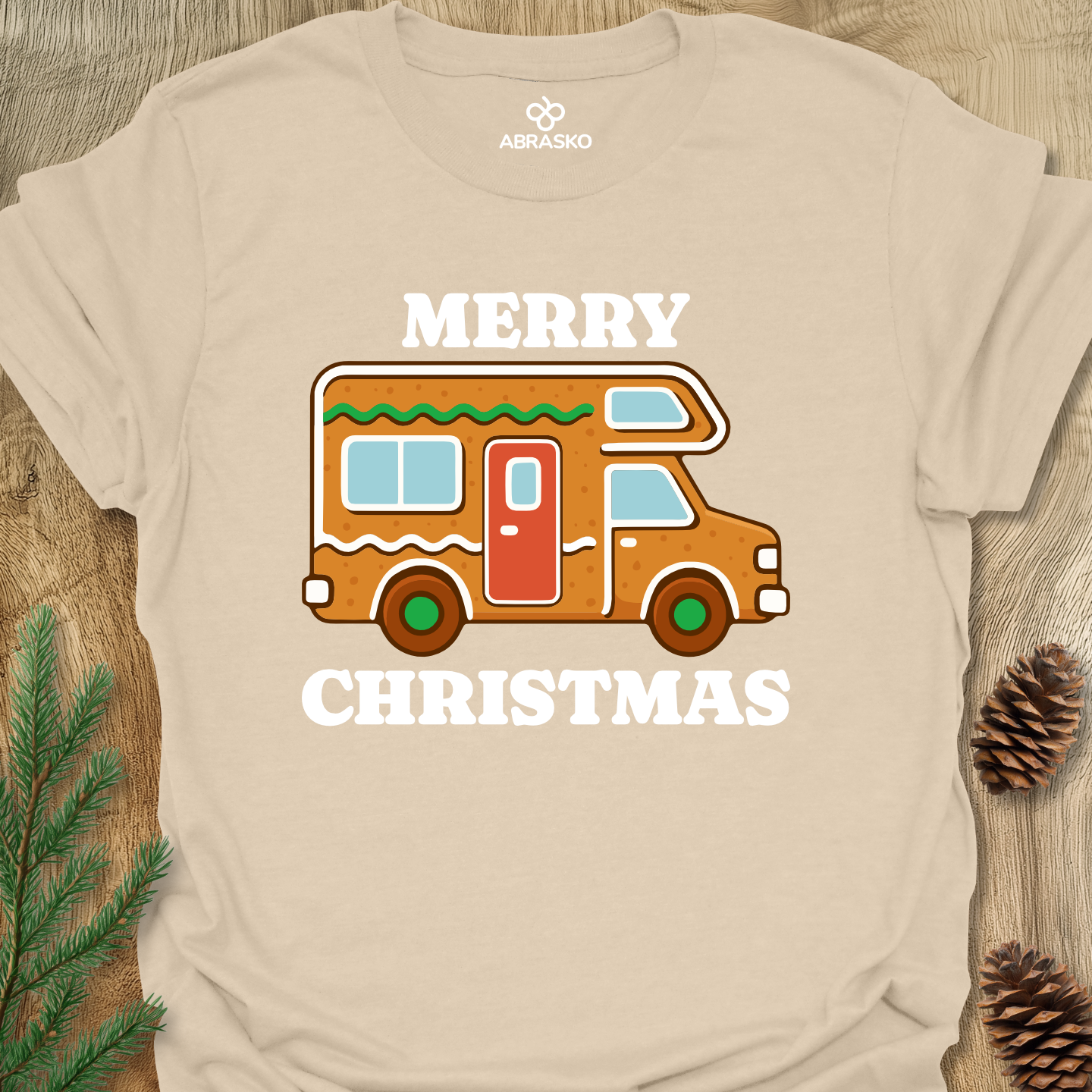 Gingerbread Camper Tee
