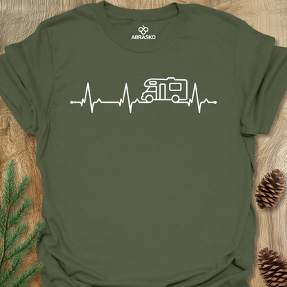 Motorhome Heartbeat Unisex T-shirt