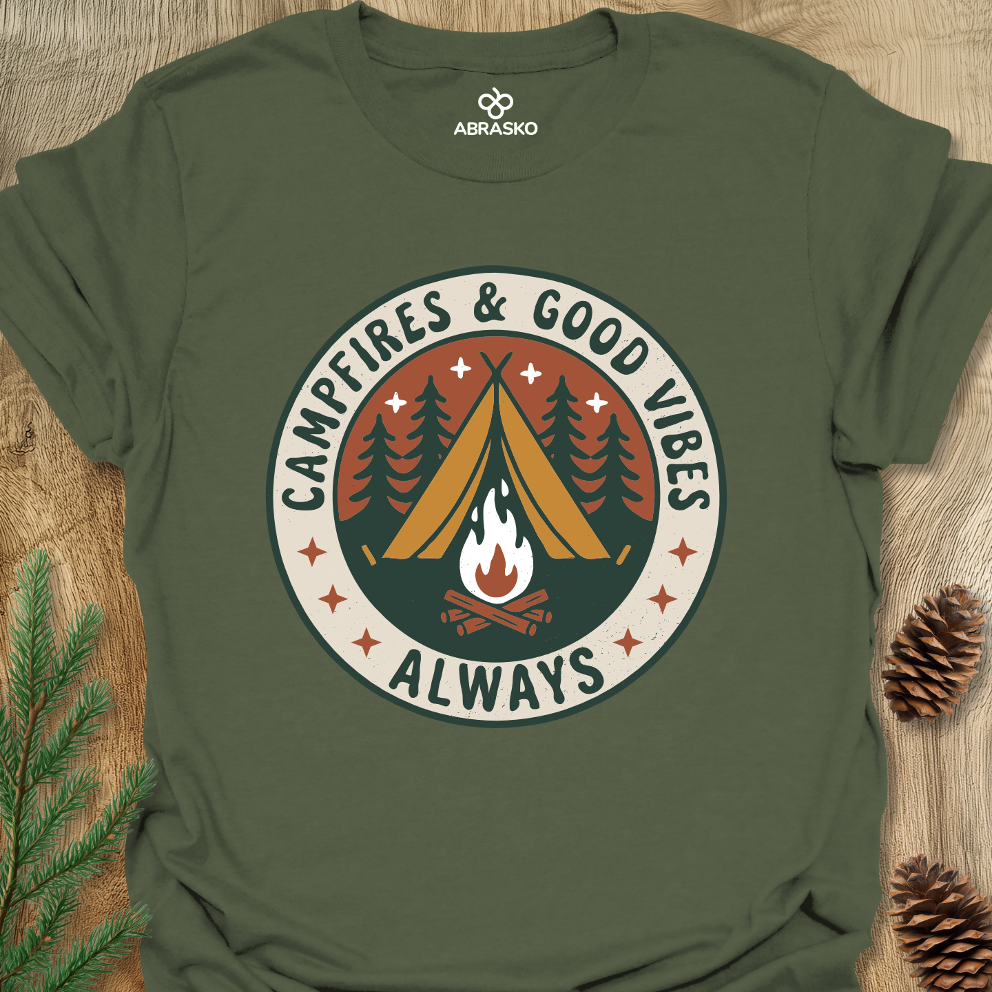 Campfire & Good Vibes Tee