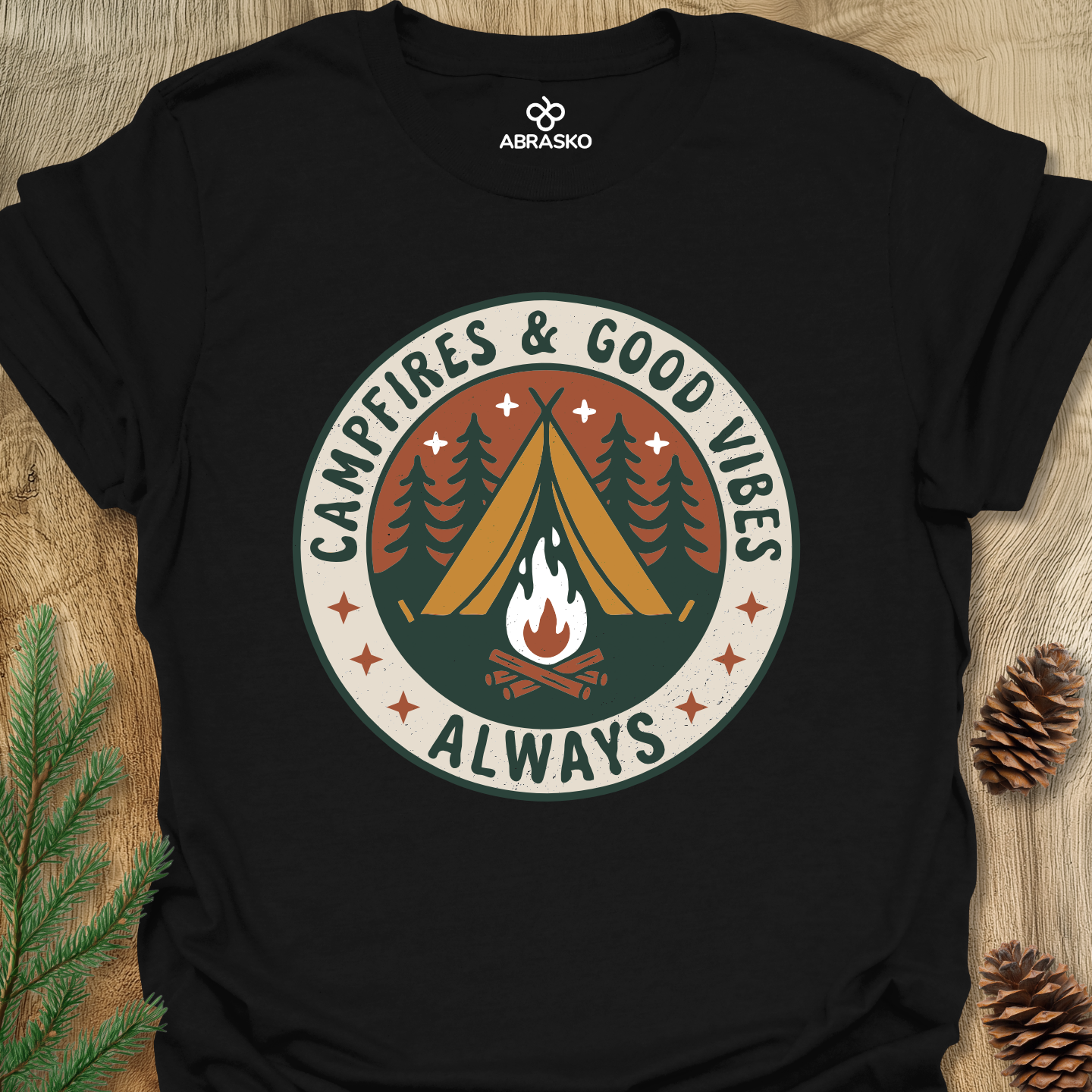 Campfire & Good Vibes Tee
