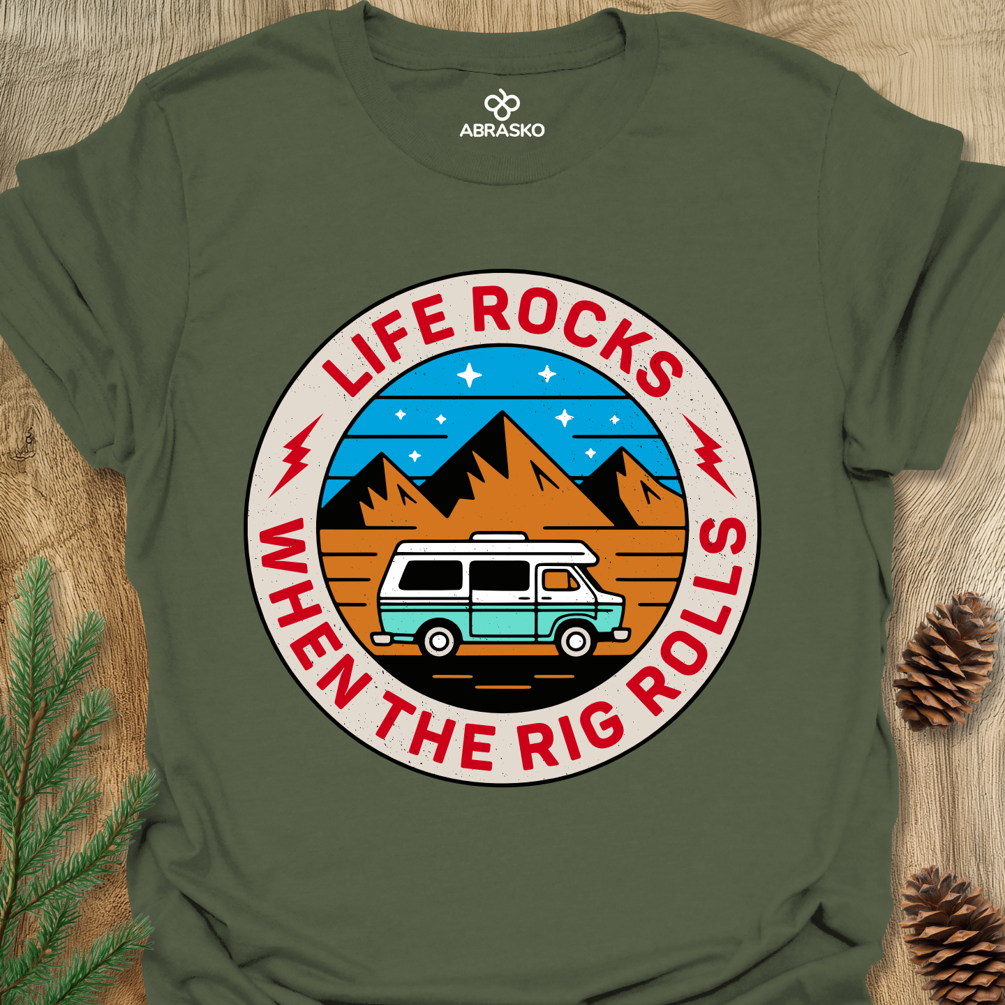 Life Rocks Rig Rolls Tee