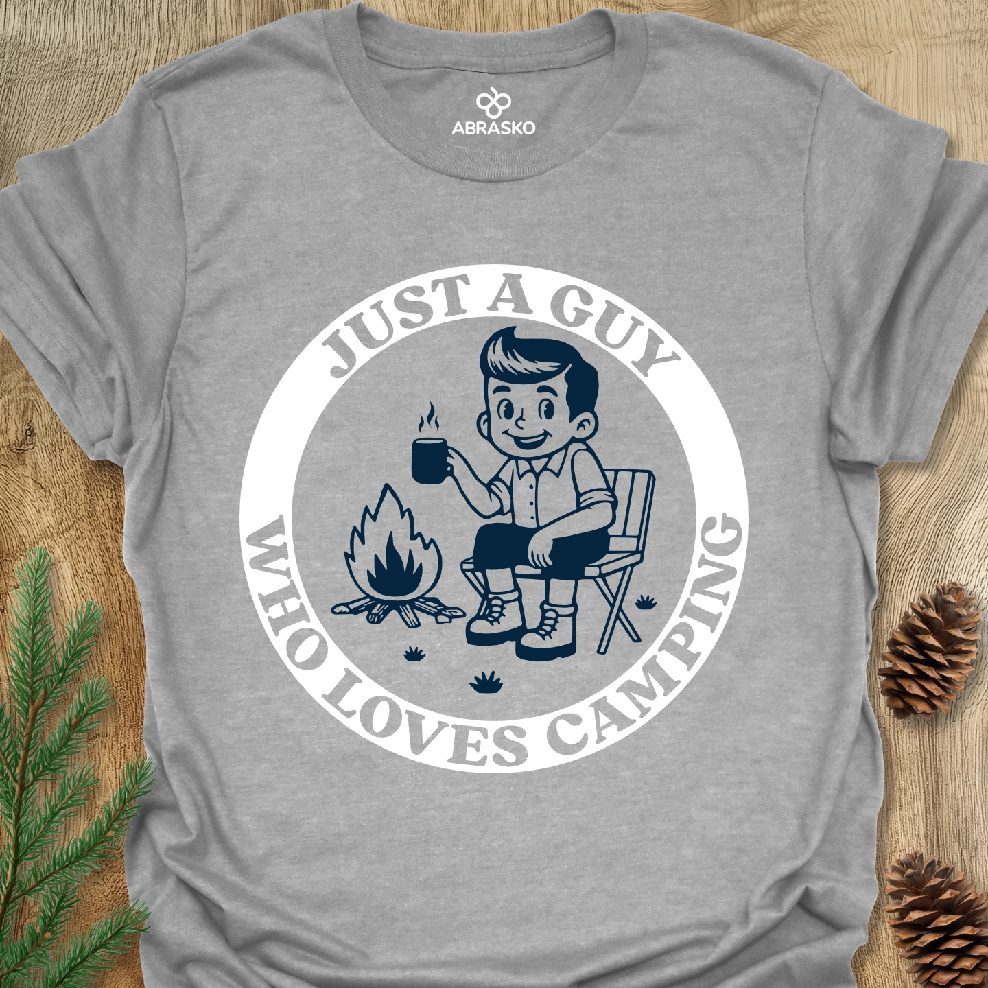 Guy Loves Camping Tee
