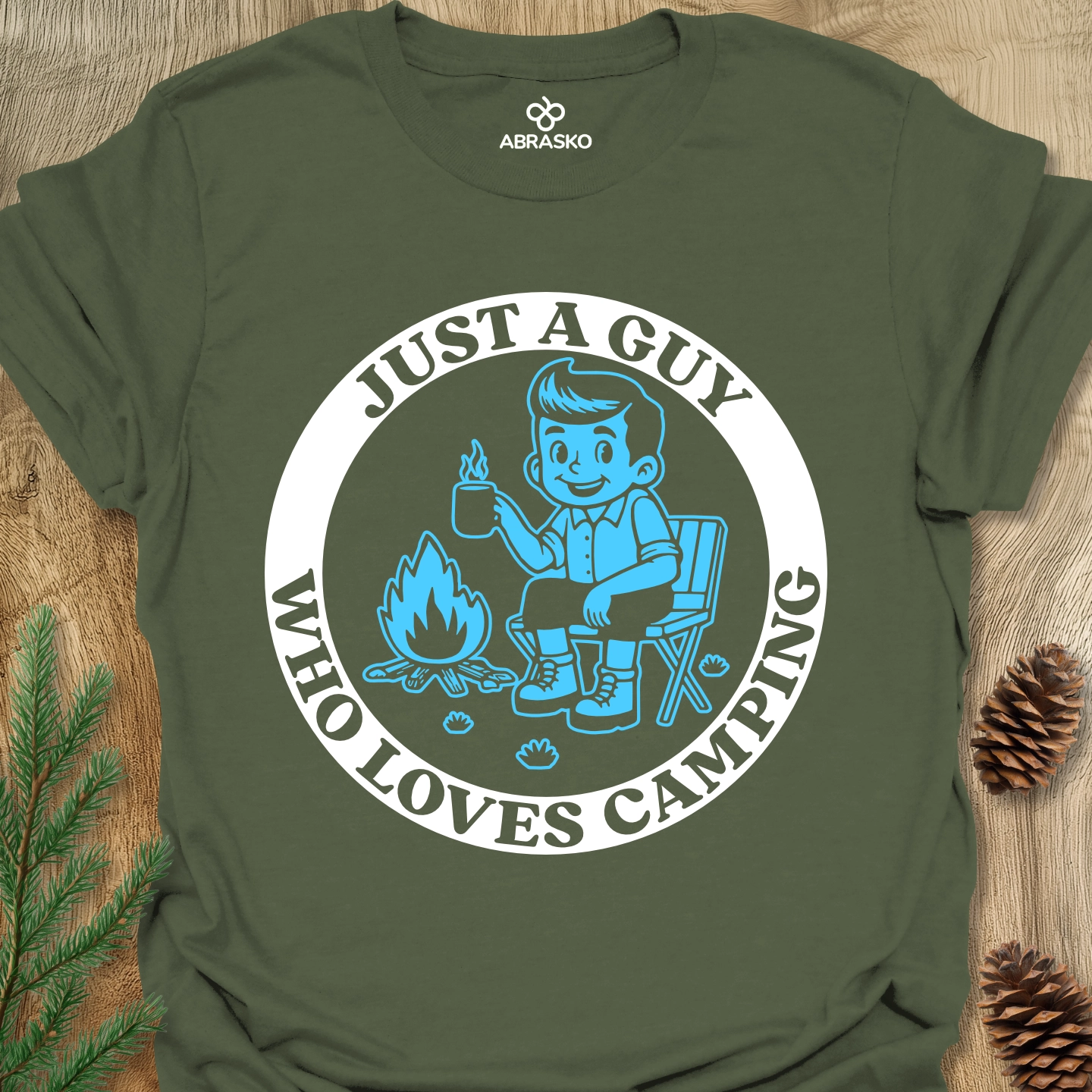 Guy Loves Camping Tee