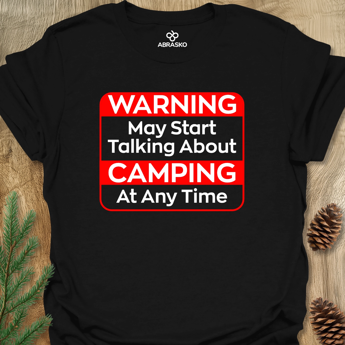 Warning Camping Tee