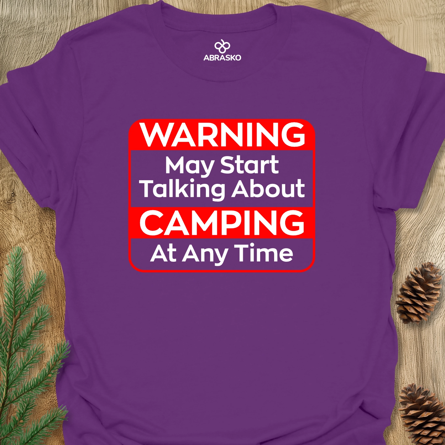 Warning Camping Tee