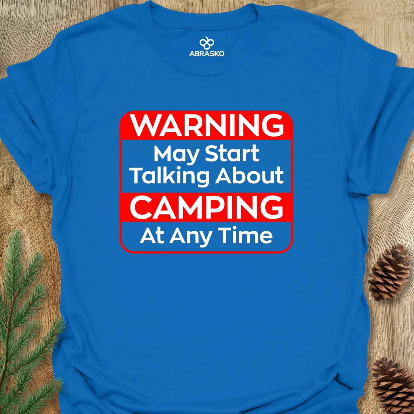 Warning Camping Tee