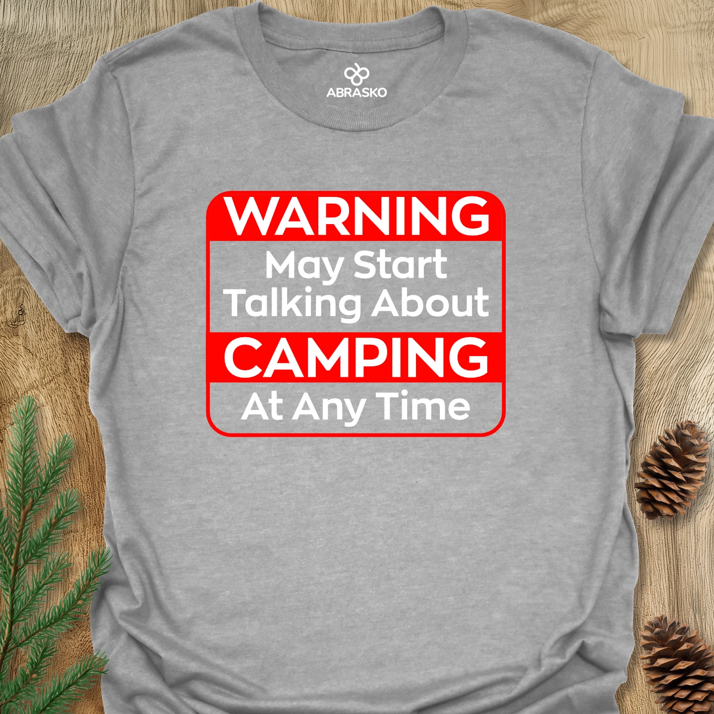 Warning Camping Tee