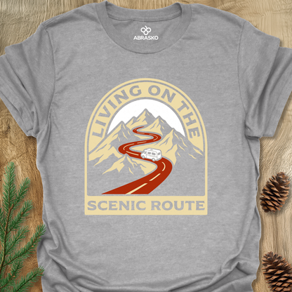 Living On Scenic Route Unisex T-shirt