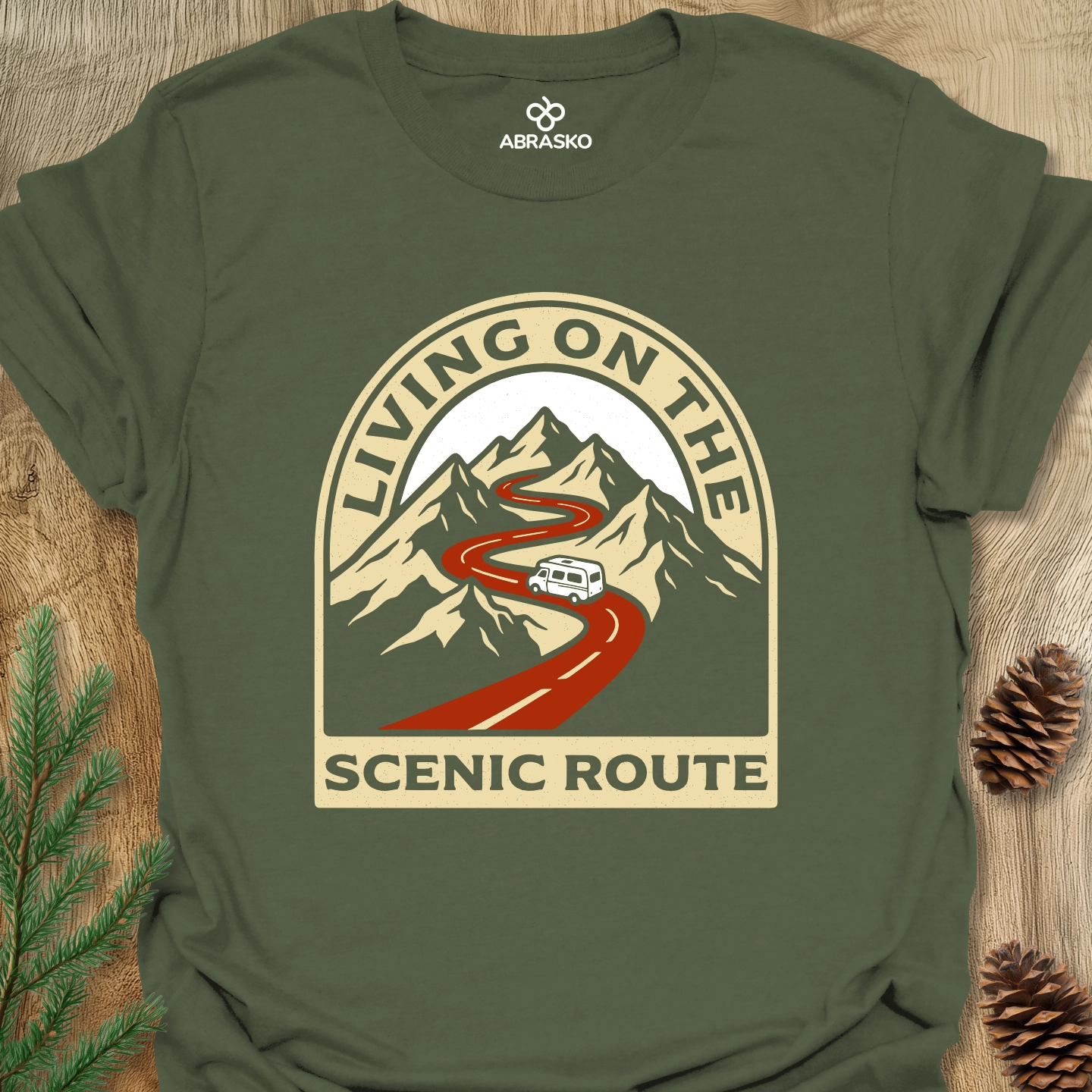 Living On Scenic Route Tee
