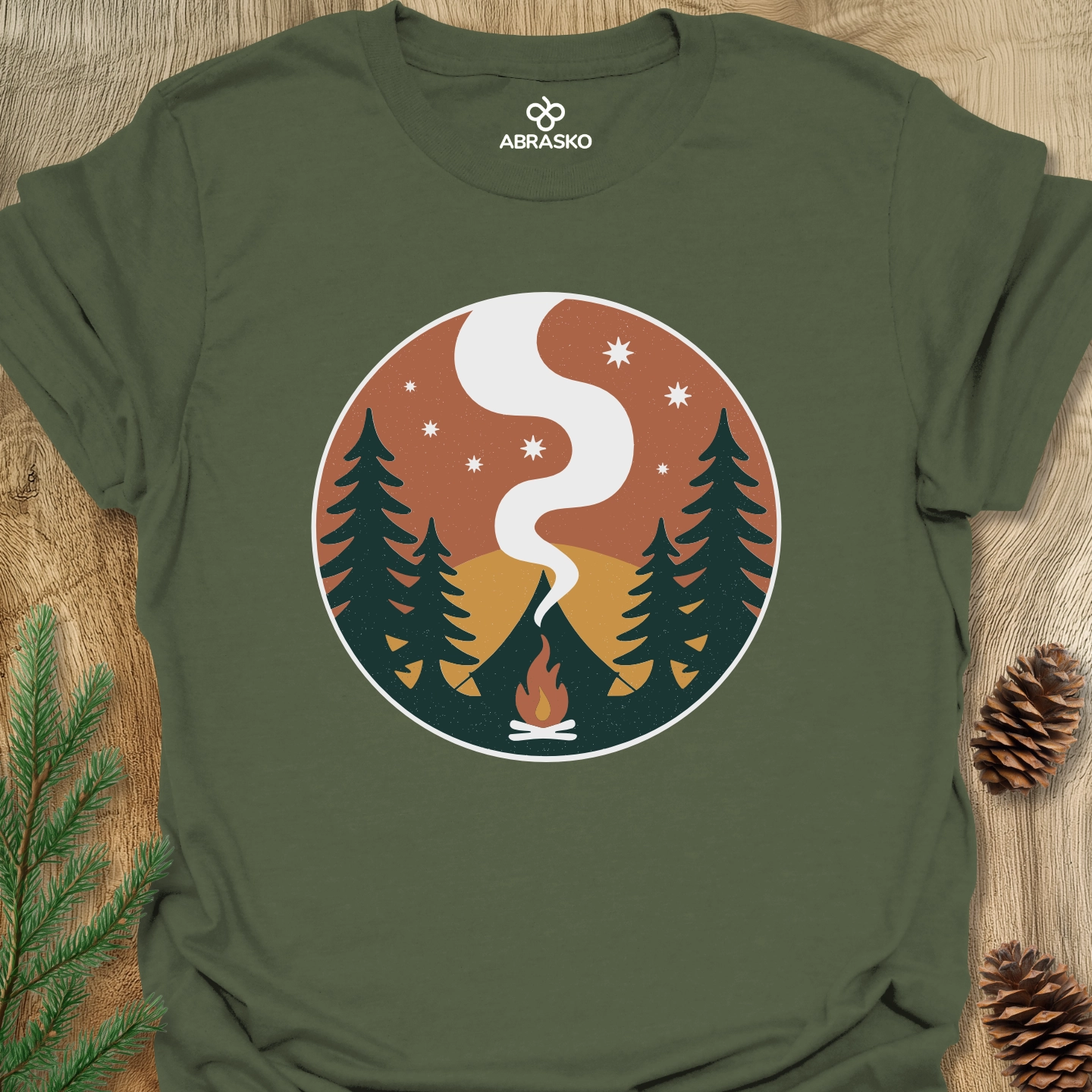 Tent Fire Smoke Tee