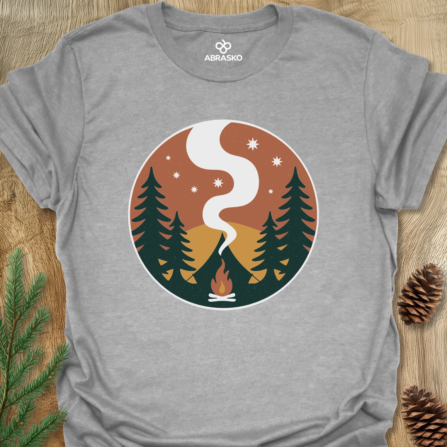 Tent Fire Smoke Tee
