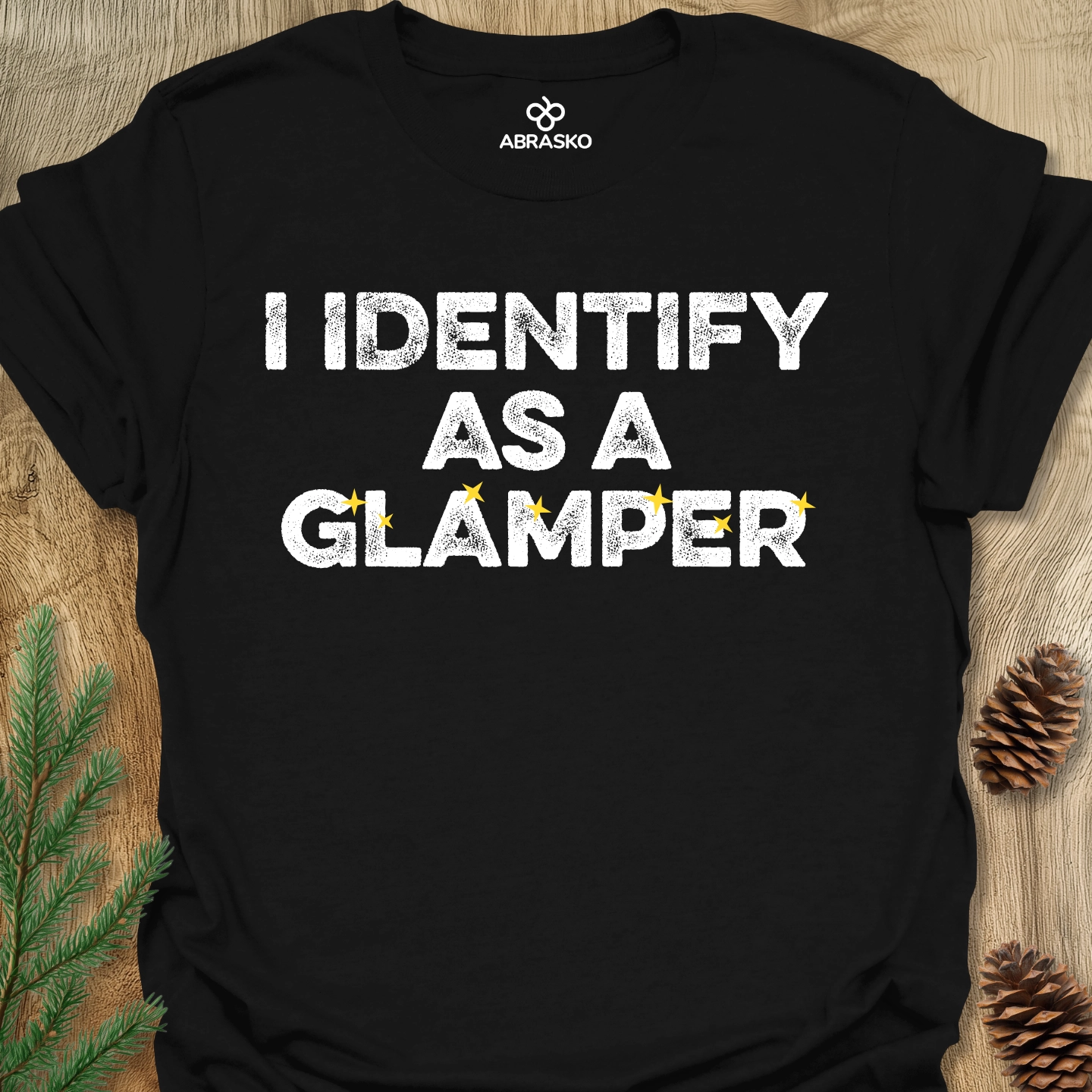 Identify As Glamper Tee