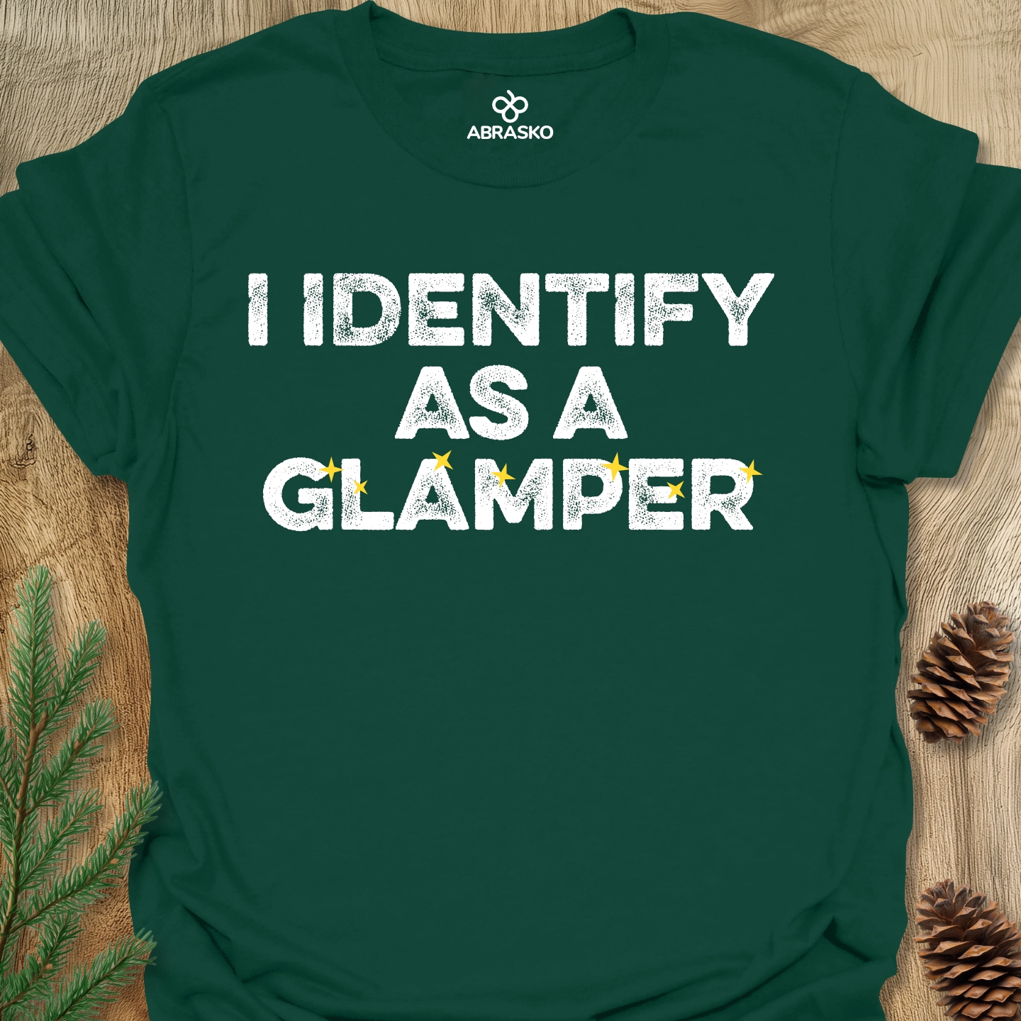 Identify As Glamper Tee