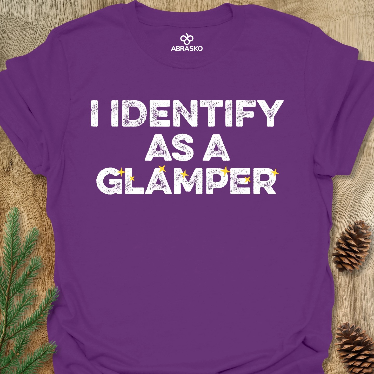 Identify As Glamper Tee