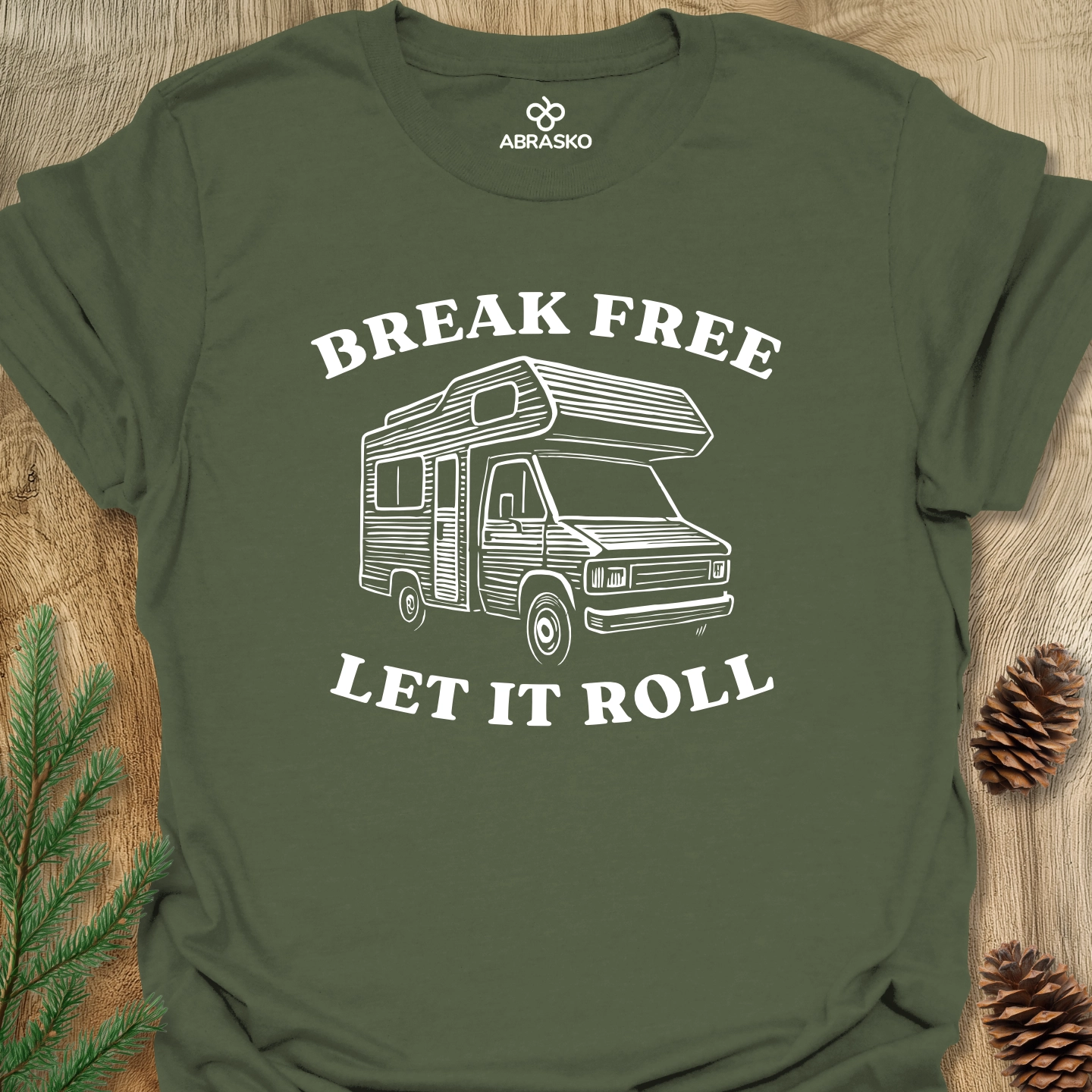 Break Free Let It Roll Tee
