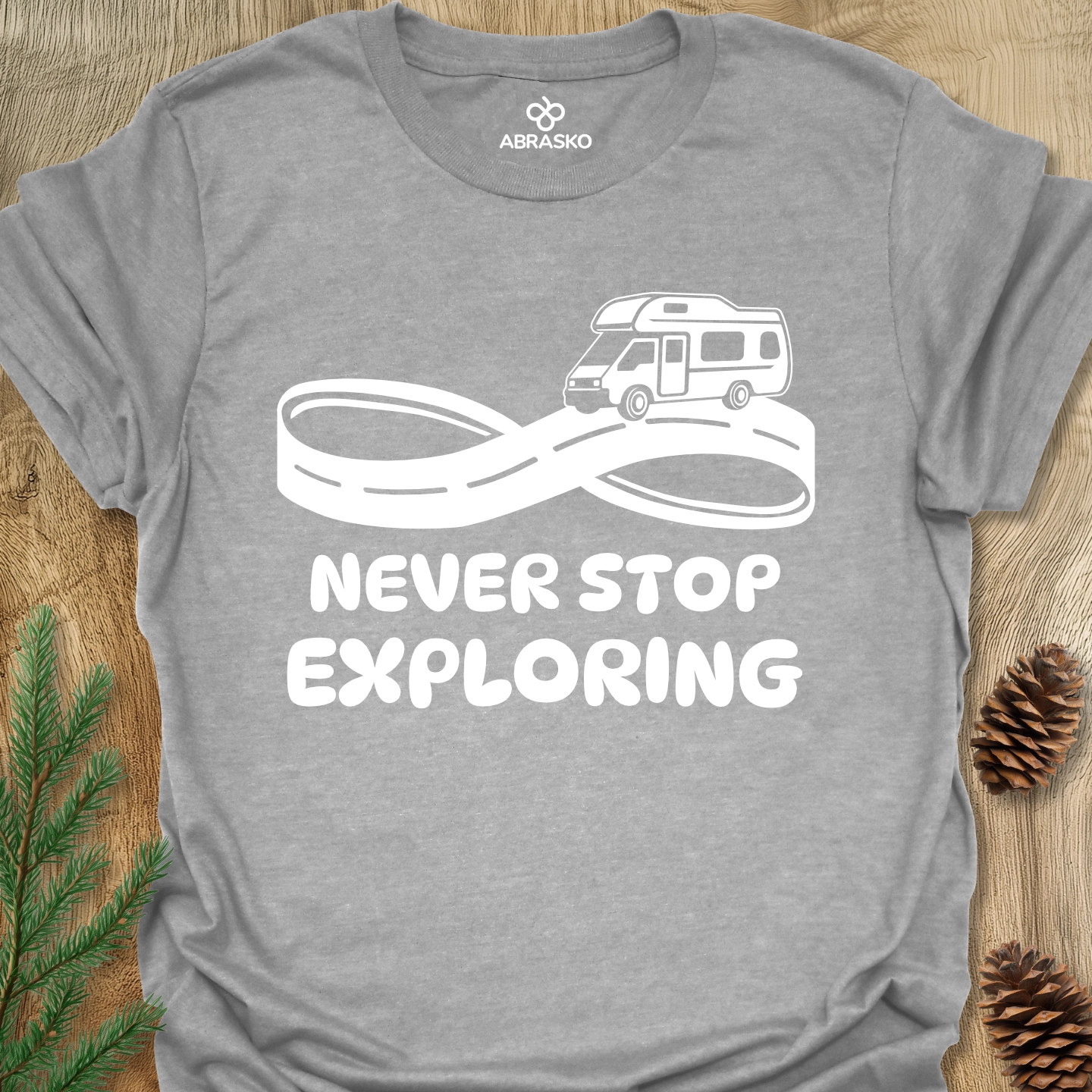 Never Stop Exploring Tee