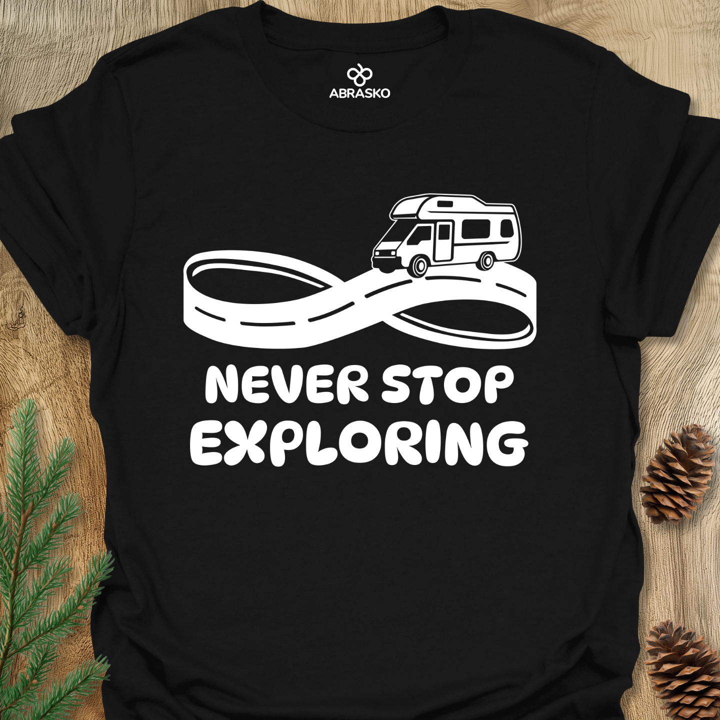 Never Stop Exploring Tee