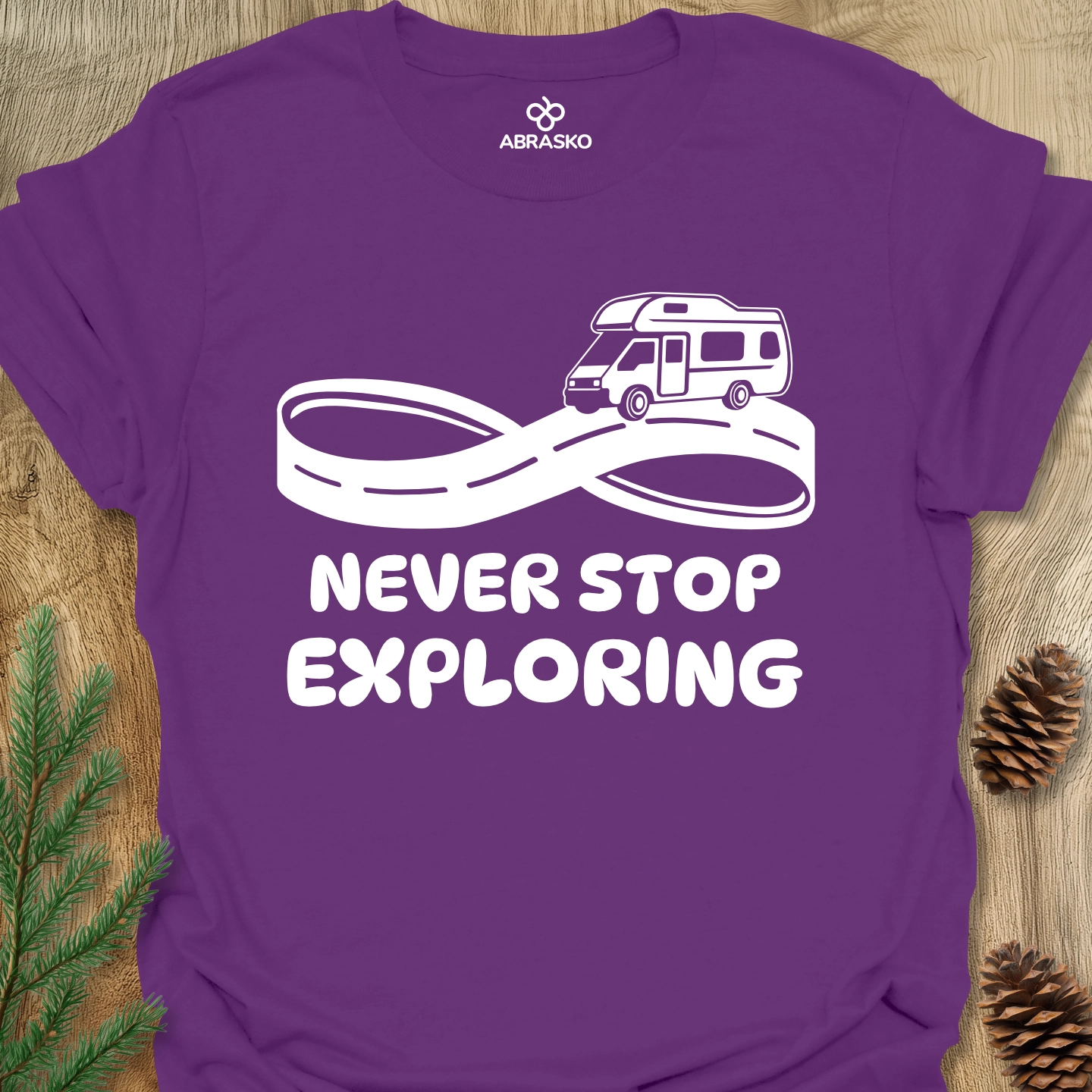 Never Stop Exploring Tee