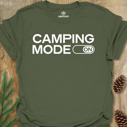 Camping Mode On Unisex T-shirt