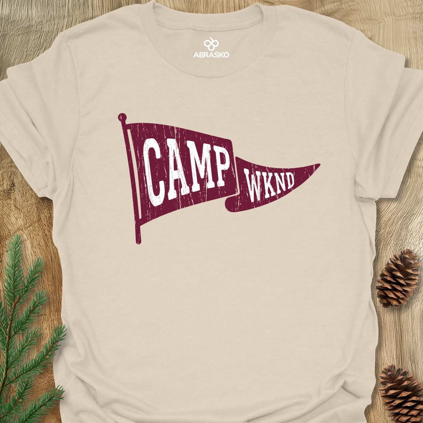 Camp Wknd Pennant Tee
