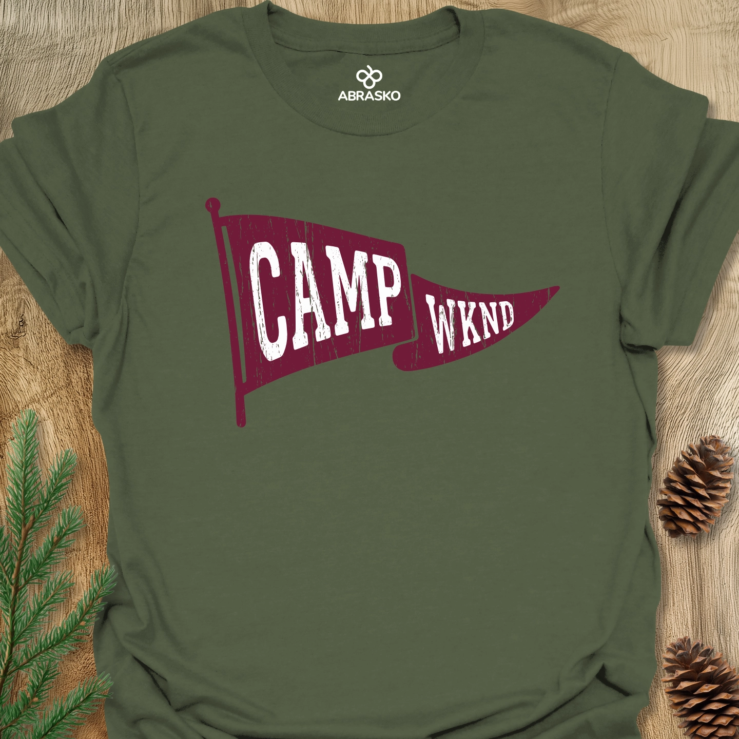 Camp Wknd Pennant Tee