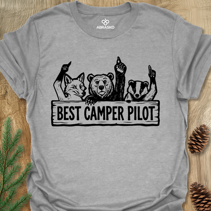 Best Camper Pilot Unisex T-shirt