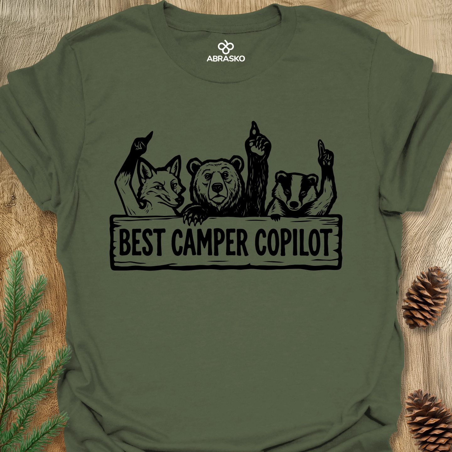 Best Camper Copilot Tee